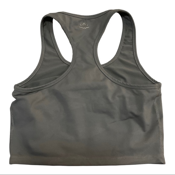 Beyond Yoga x Barre 3 Long Line Racerback Sports Bra Grey Camo Sz S and M - Picture 2 of 9